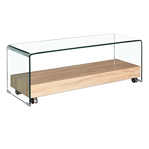 mesa tv cristal Ikea